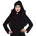 Designer Instant Hijab- Black-Maroon Designer Instant Hijab- Black-Maroon